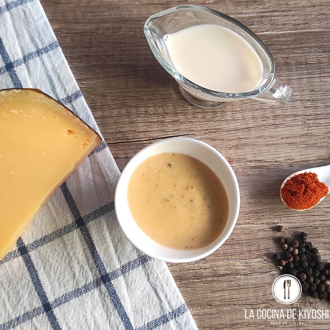 SALSA DE QUESO GOUDA CURADO | la cocina de kiyoshi