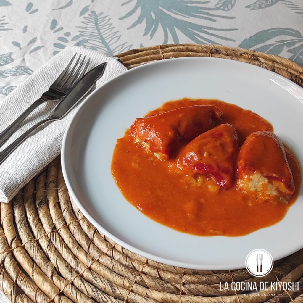 PIMIENTOS RELLENOS DE BACALAO EN SALSA VIZCAINA | la cocina de kiyoshi